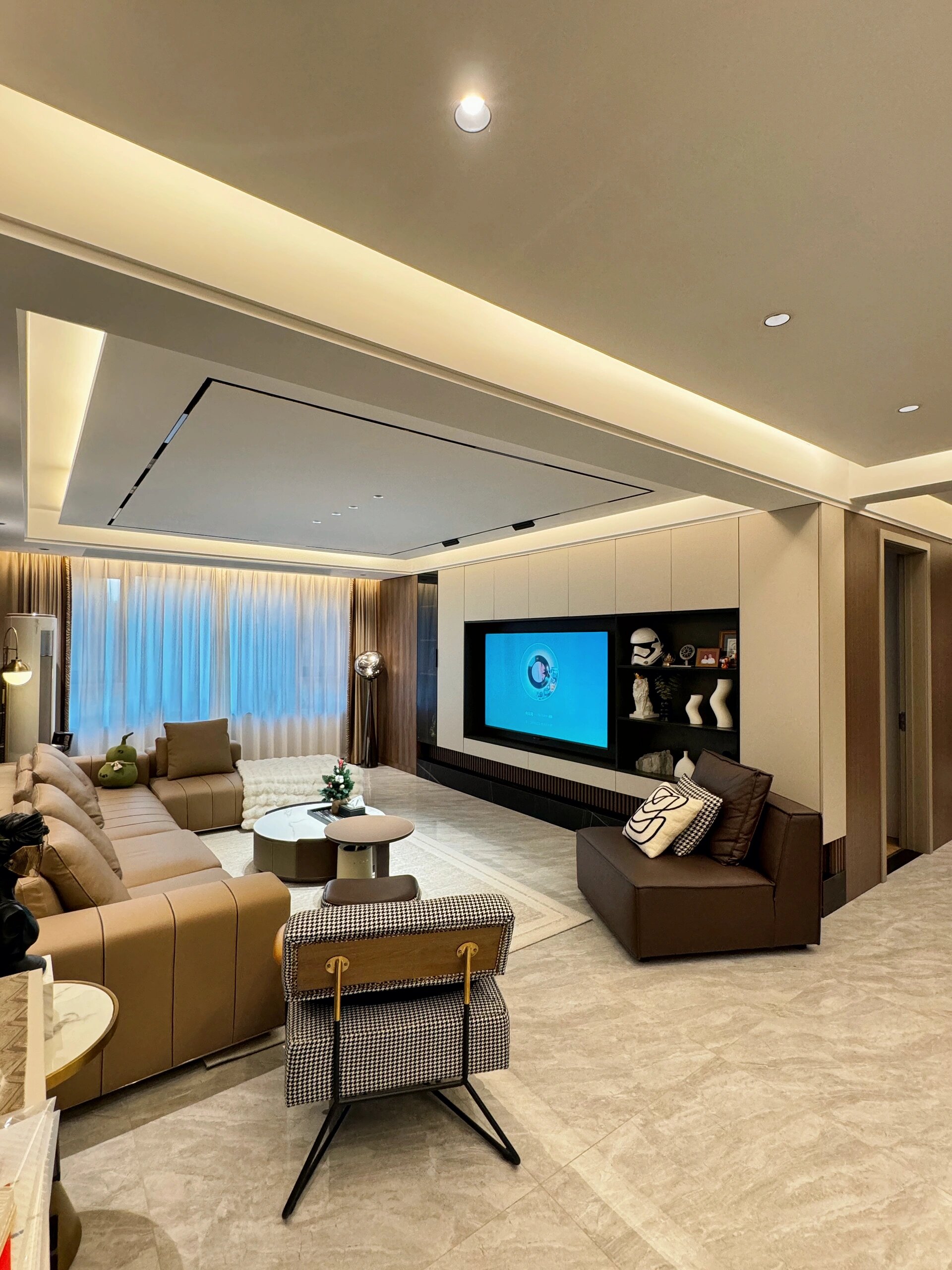 的卧室和客厅128平方客厅装修效果图在客厅设计衣帽间干净的客厅照片