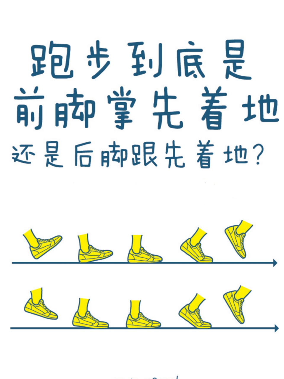 跑步时,用前脚掌先着地还是后脚跟着地,这个问题的答案取决于个人