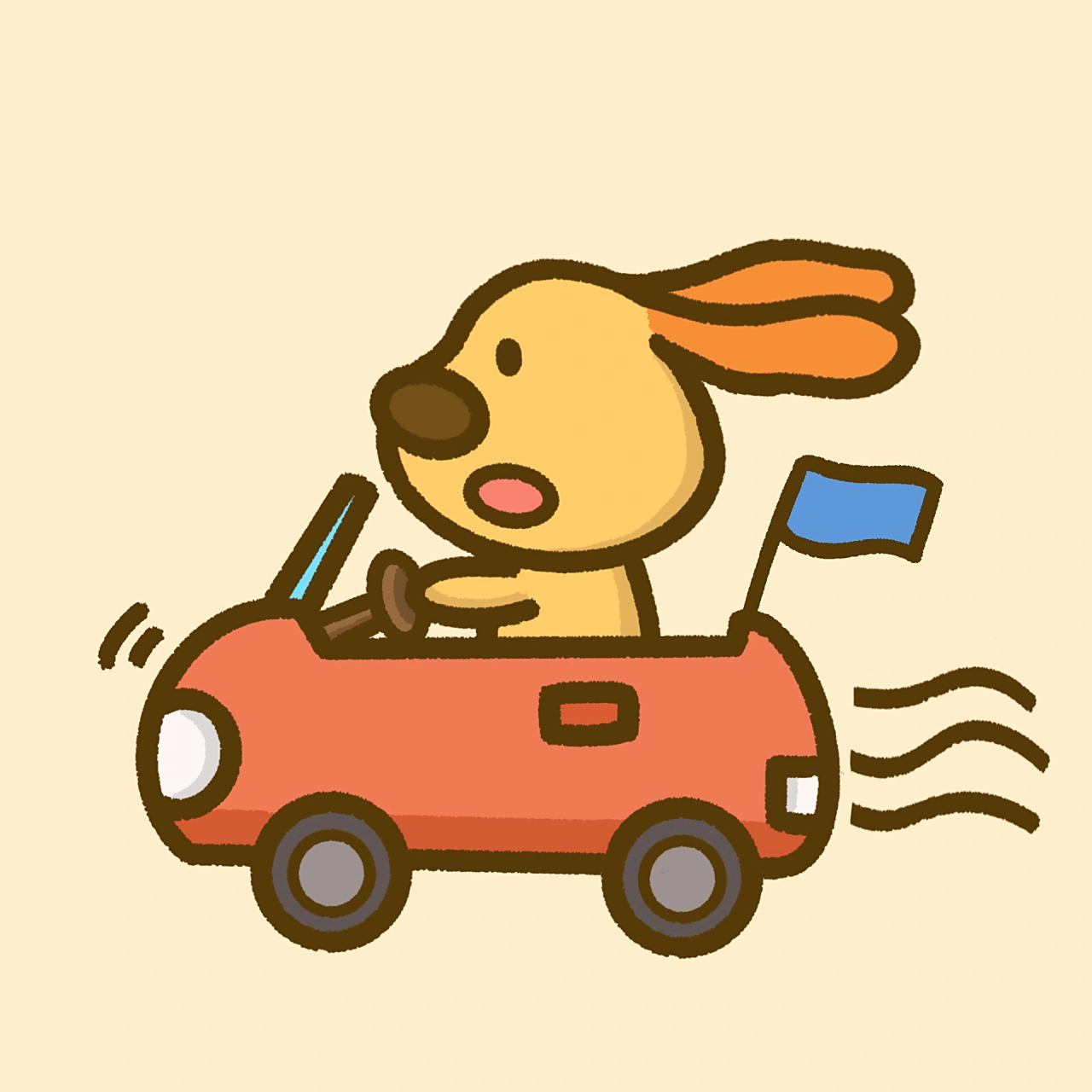 超可爱小黄狗卡通头像98 今日份的营业狗,搞怪又可爱的小黄狗简笔画