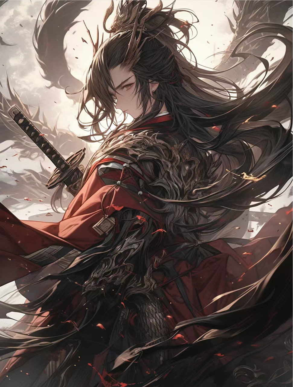 《ai绘画》 古风美男子将军,英姿飒爽,器宇轩昂