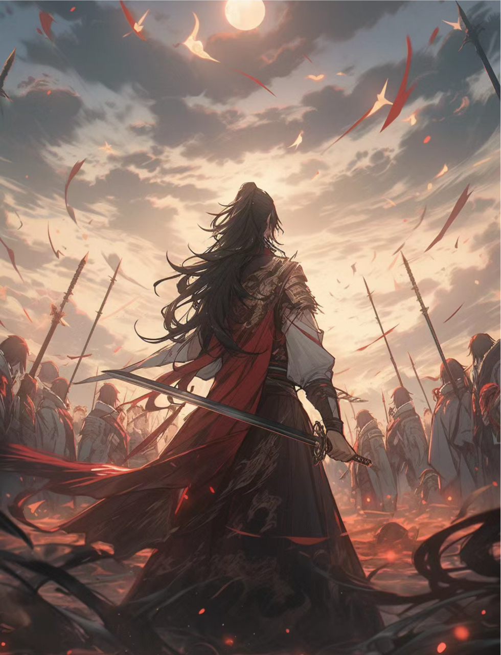 《ai绘画》 古风美男子将军,英姿飒爽,器宇轩昂