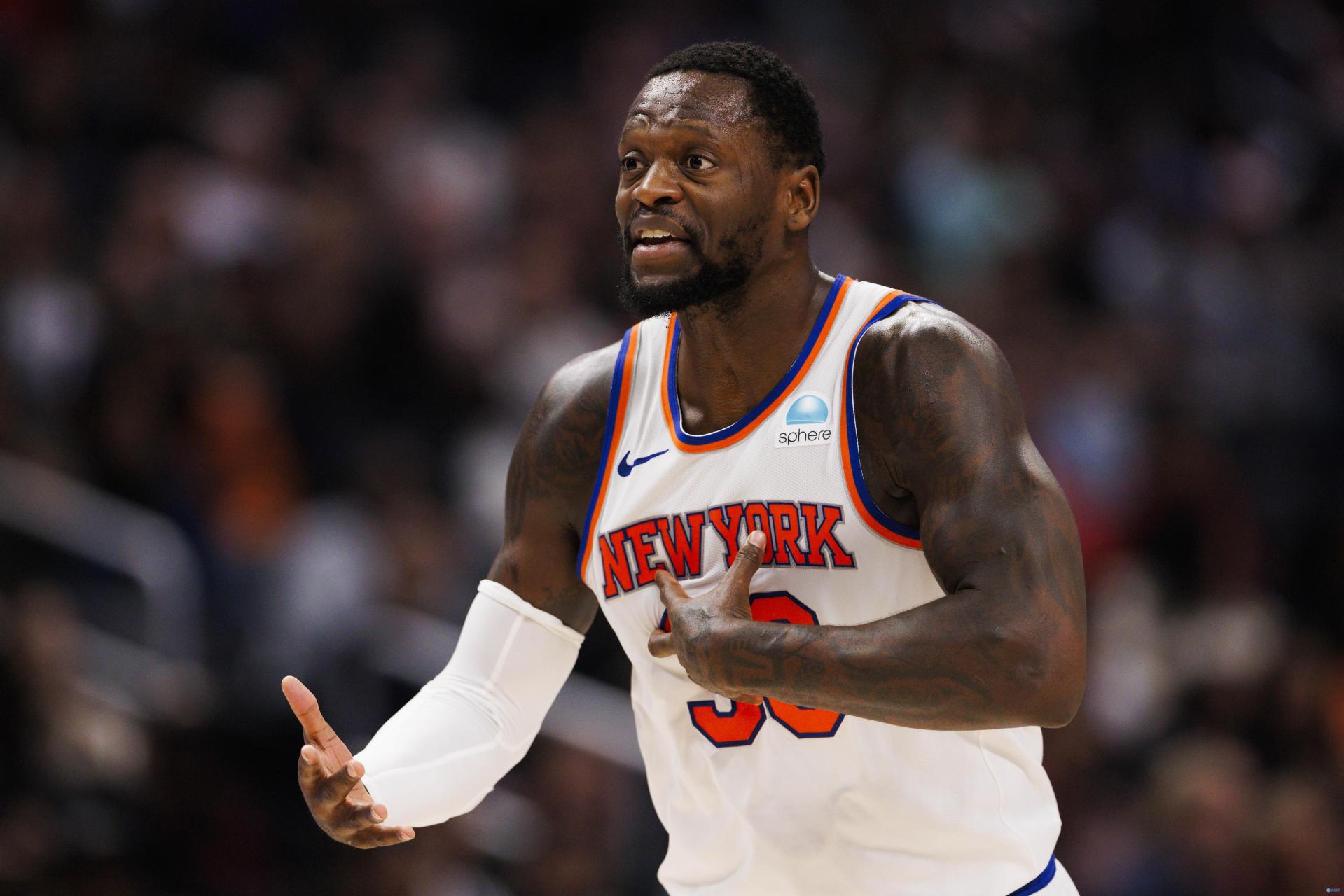 nba每日球员伤病# 据名记woj报道,尼克斯球星朱丽叶斯-兰德尔遭遇