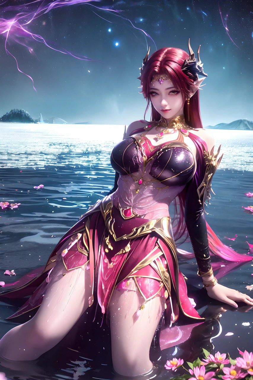 妖夜你们可喜欢?#国漫# #ai绘画# #百炼成神