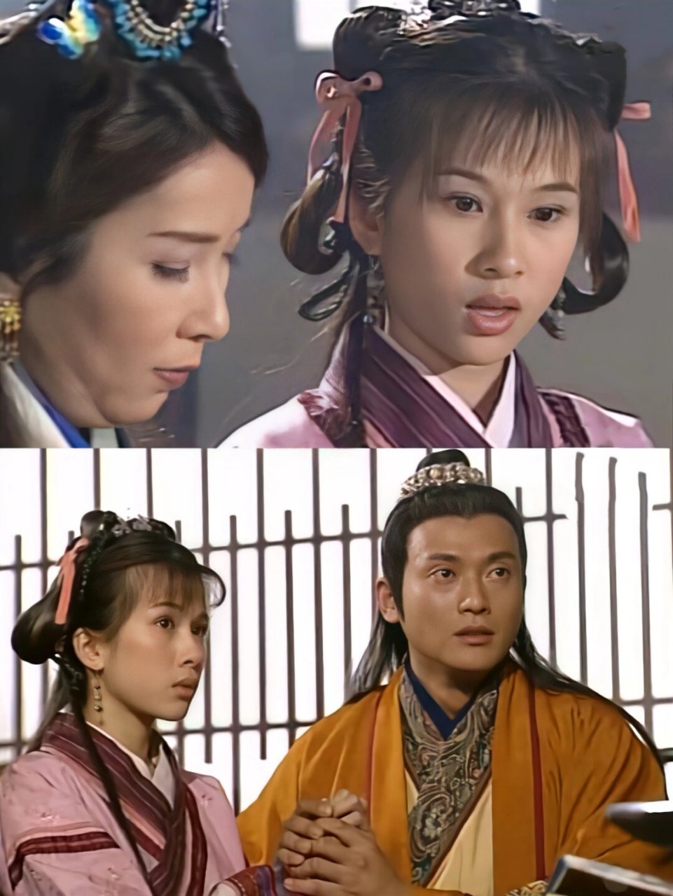 4生4旦,红红火火的tvb古装喜剧  《金装四大才子》集结了张家辉,欧阳