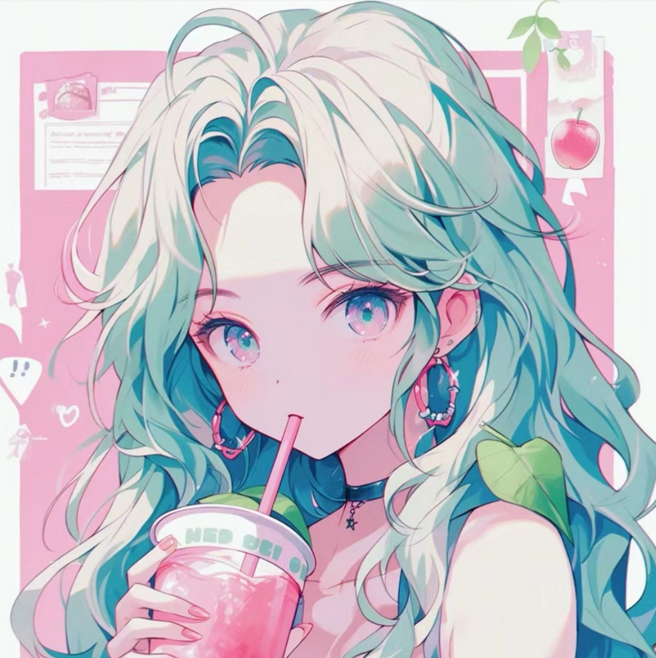 爱吃东西的美少女. #最靓头像壁纸征集赛