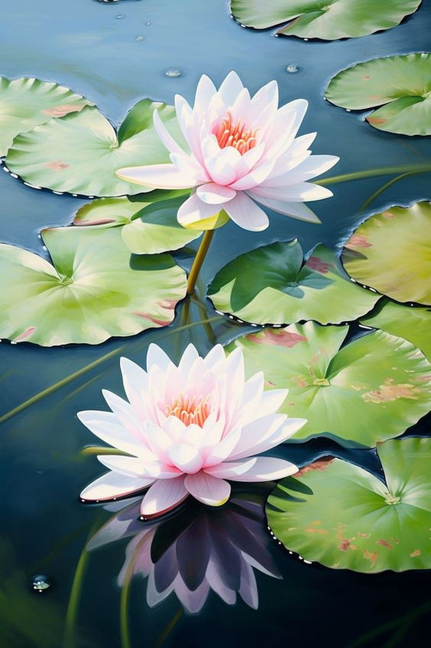 花朵壁纸,萍水相逢