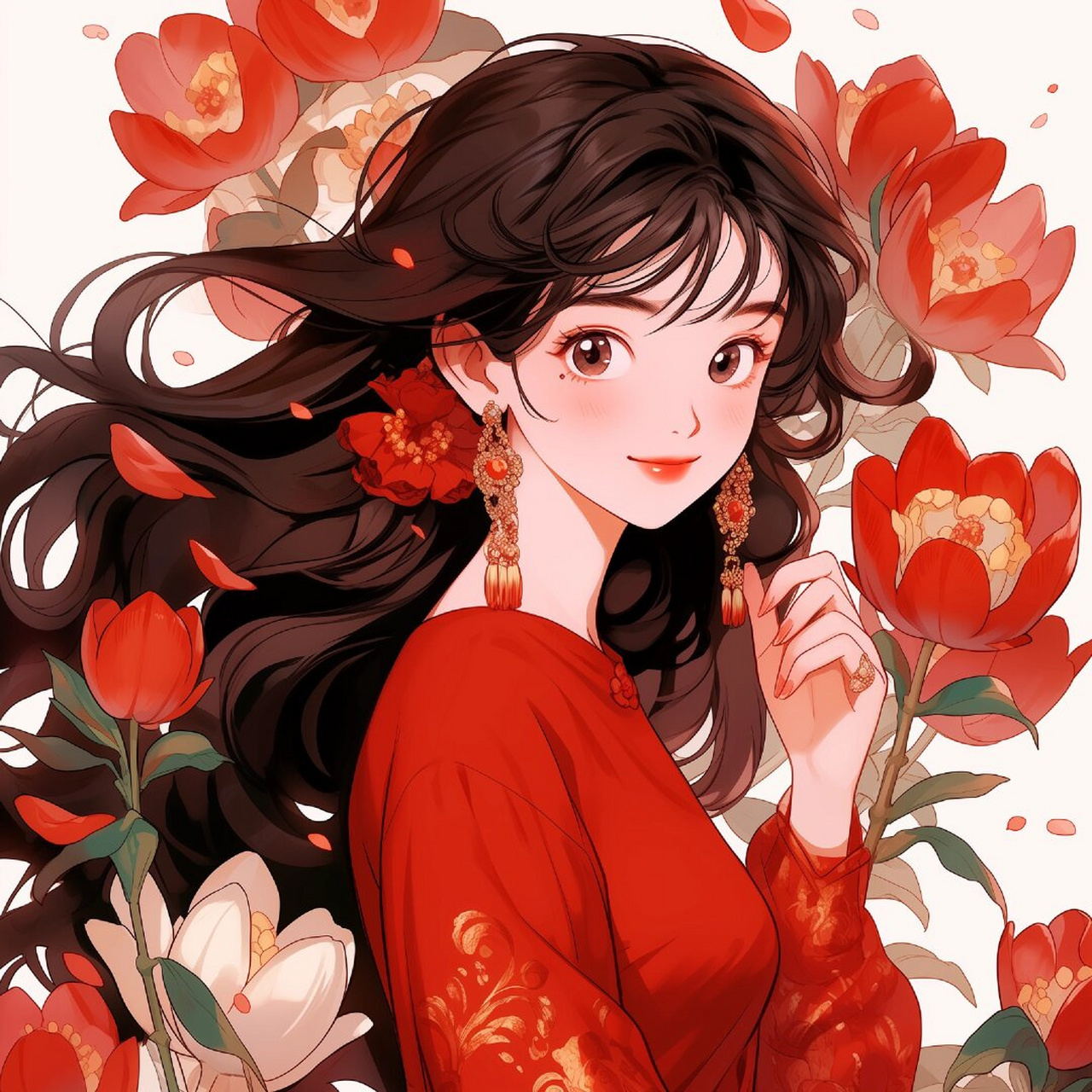 一组开运头像好运常伴吾身  "瞧瞧,好运正在向我涌来~这一刻,我要紧