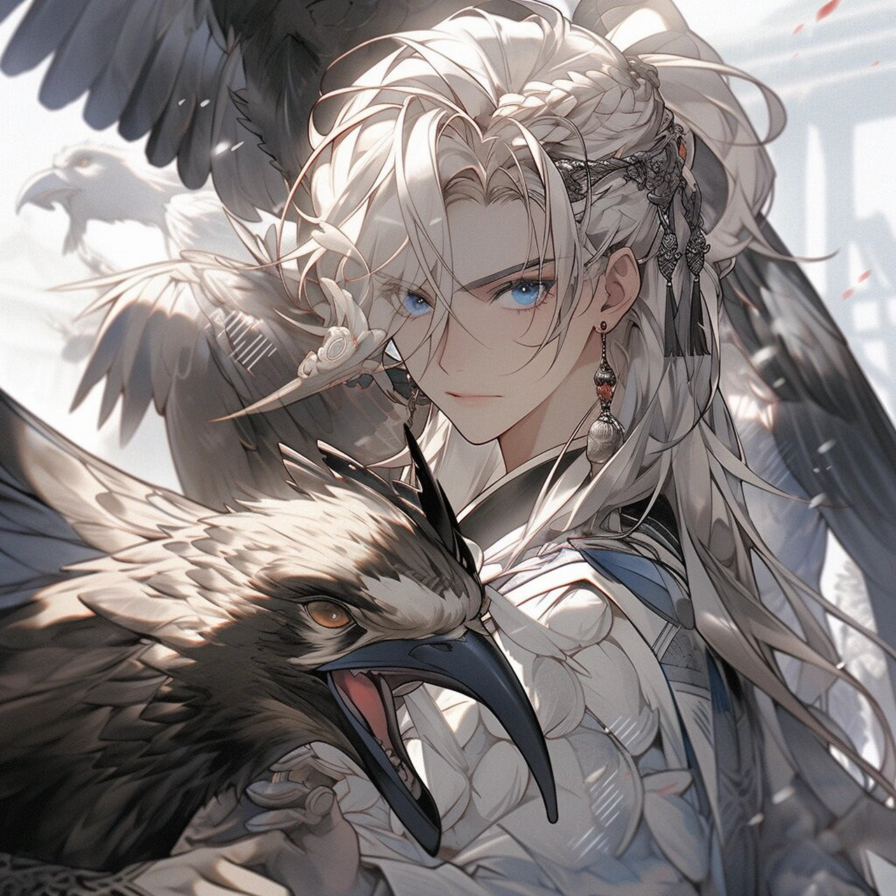 【▪️空鸟集】古风男生头像  每当我在时光的长河中不经意地流转