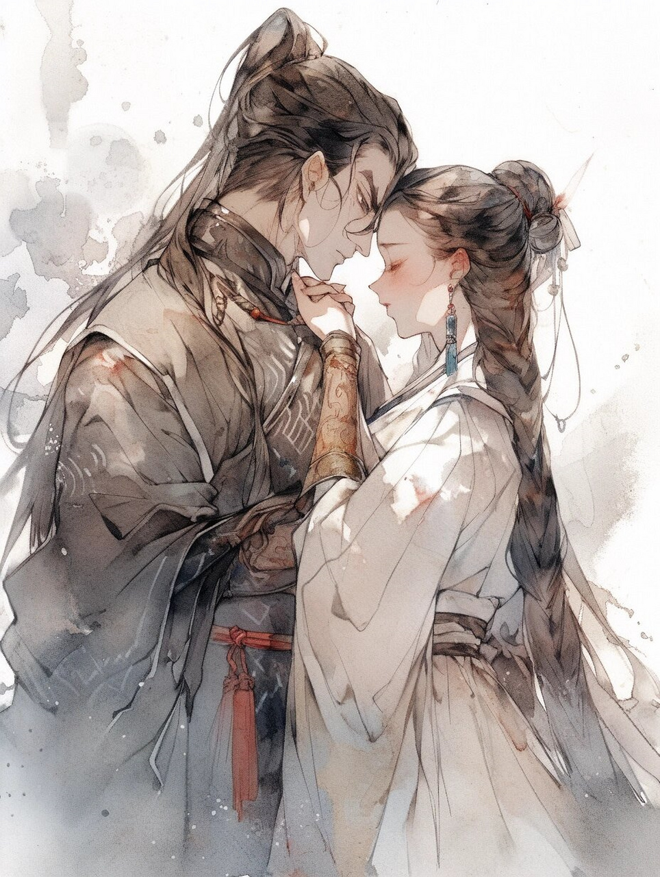 古风情侣头像  宛如一幅幅精美的画卷,展现着古典爱情的浪漫与唯美.