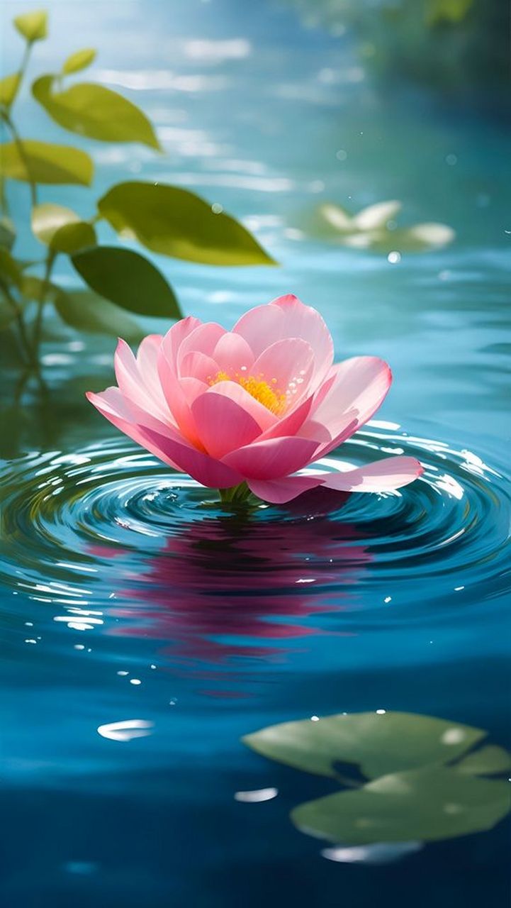 花朵壁纸,萍水相逢