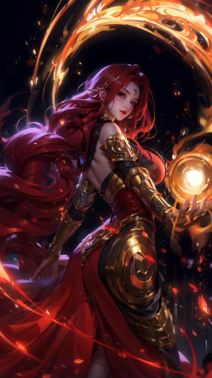 动漫女神|《地下城与勇士》希洛克ai高清手机壁纸:潜行者,魔界的第五