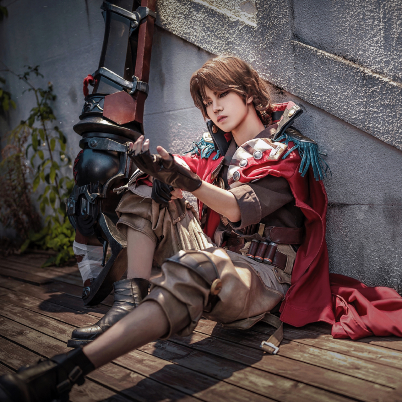 钎城的cos莱希奥  我的名字吗?火鹰,莱西奥.   #最靓头像壁纸征集赛