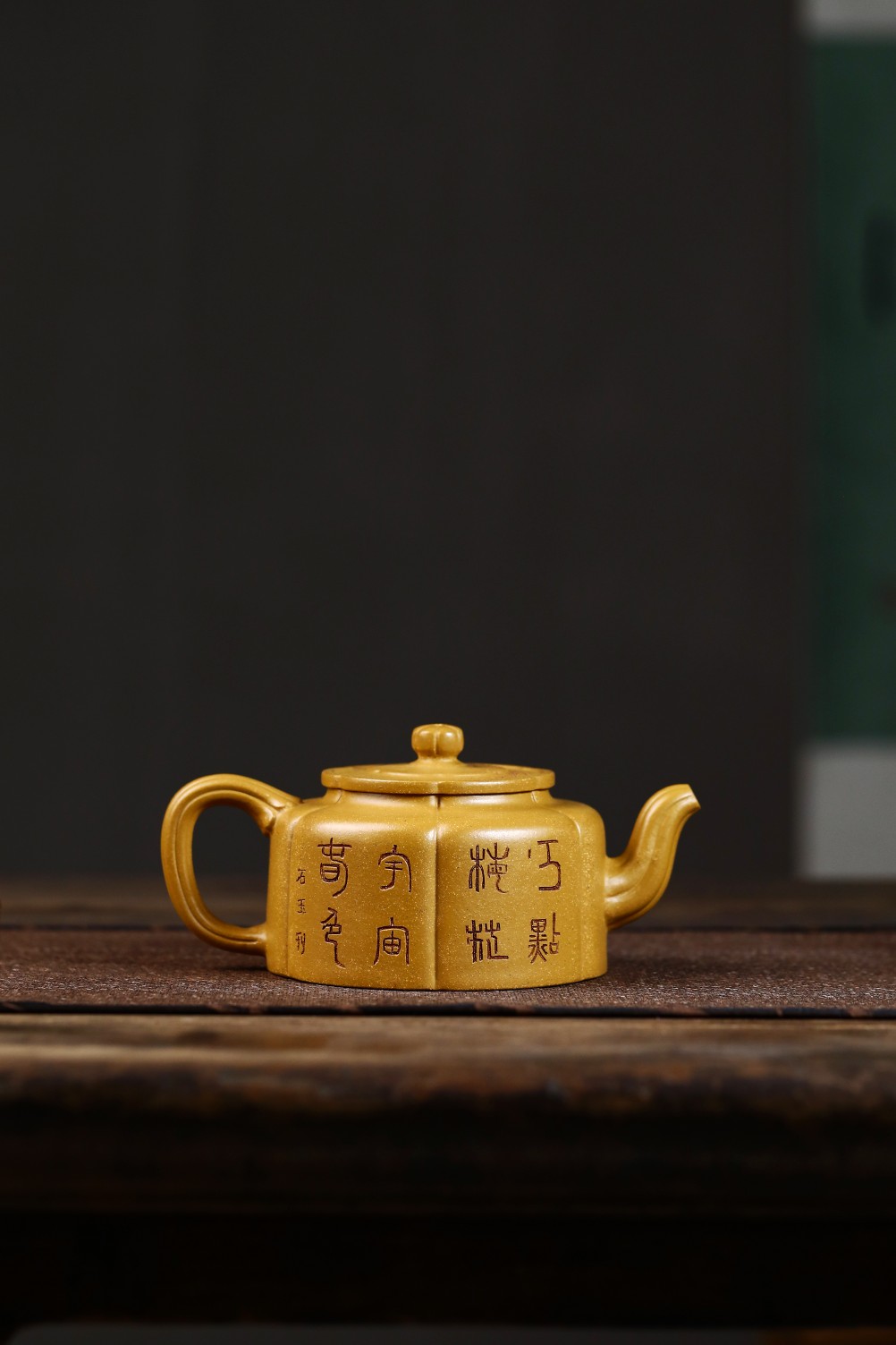 精品紫砂壶梅花周盘