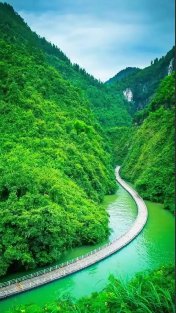 中国的青山绿水,大自然的风景