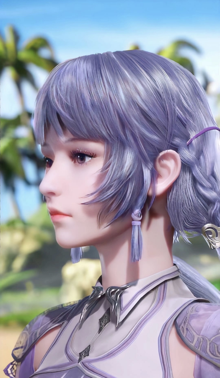 斗罗大陆 白沉香 高清手机壁纸来喽  敏之一族白沉香,她眼睛清澈明亮