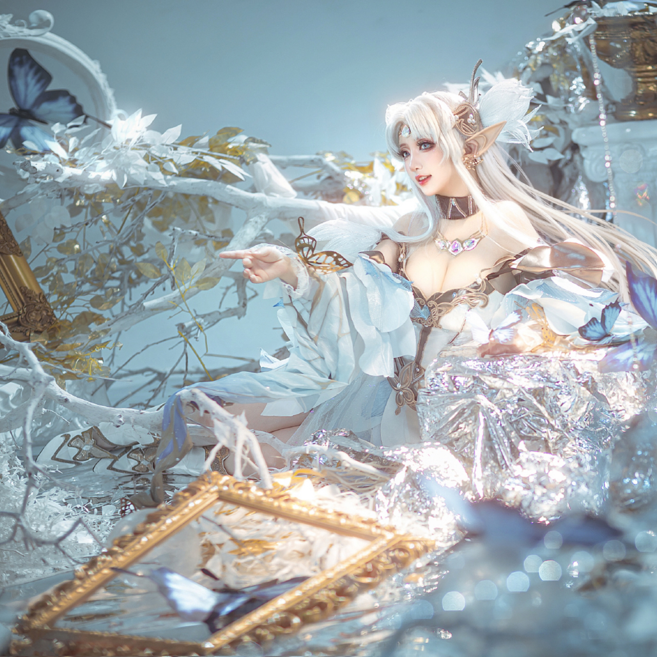 王者荣耀貂蝉cos第二弹  星光化作翅膀长久闪烁 时间带不走美妙的青春