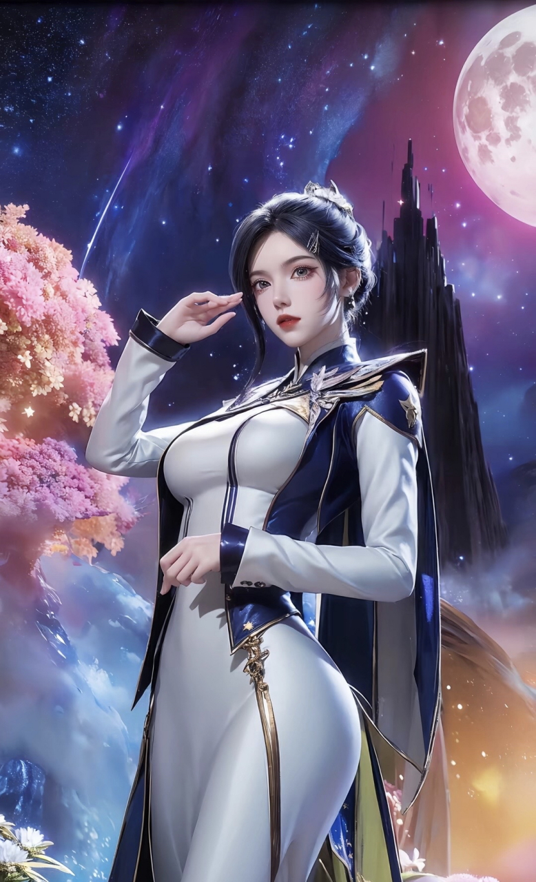 绝世唐门 周漪 高清手机壁纸来喽  肤白貌美,五官精美,扎着高马尾,是