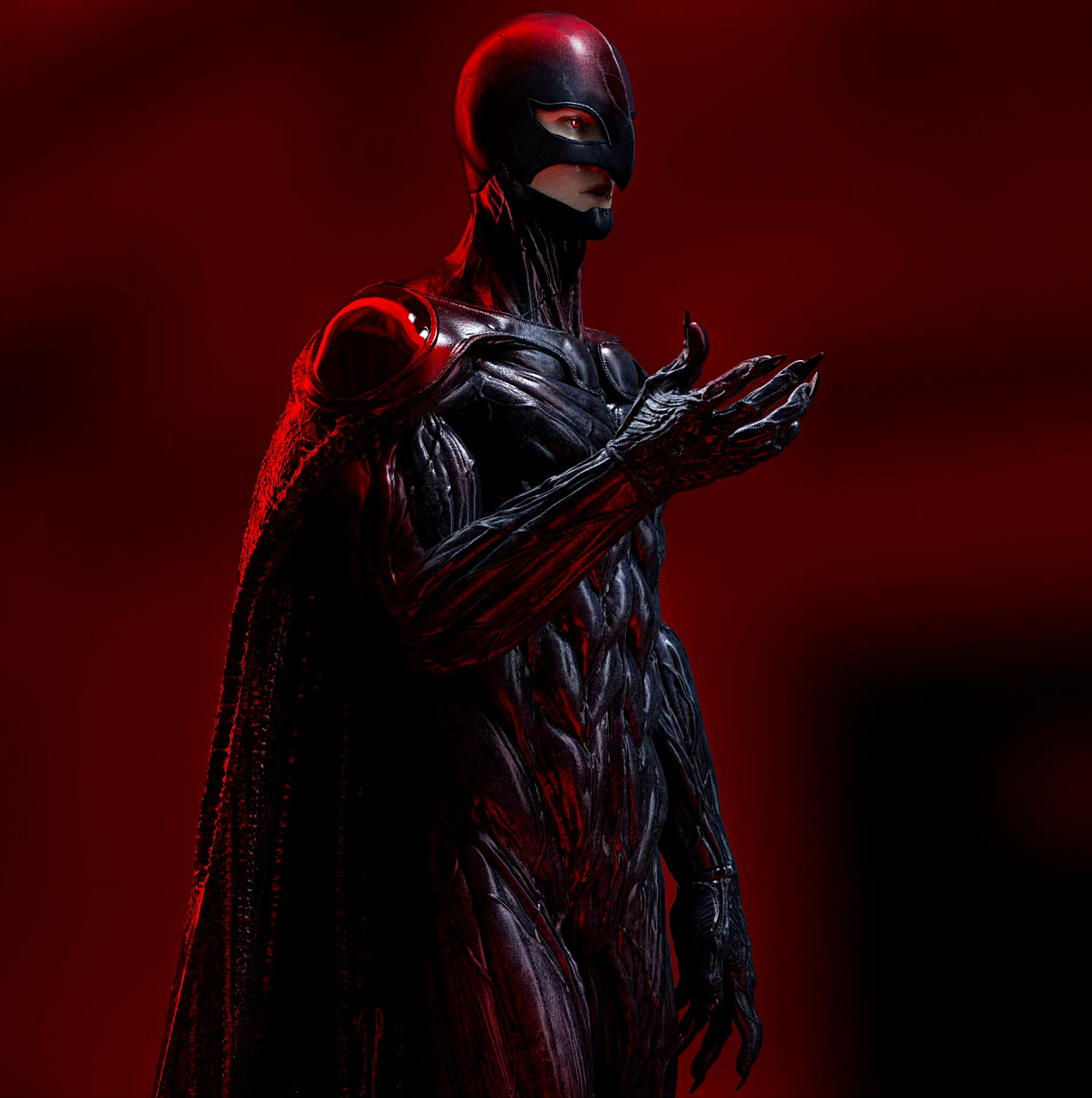 建模欣赏:《剑风传奇》femto/费蒙特,由一身白袍的骑士变成一身黑甲的