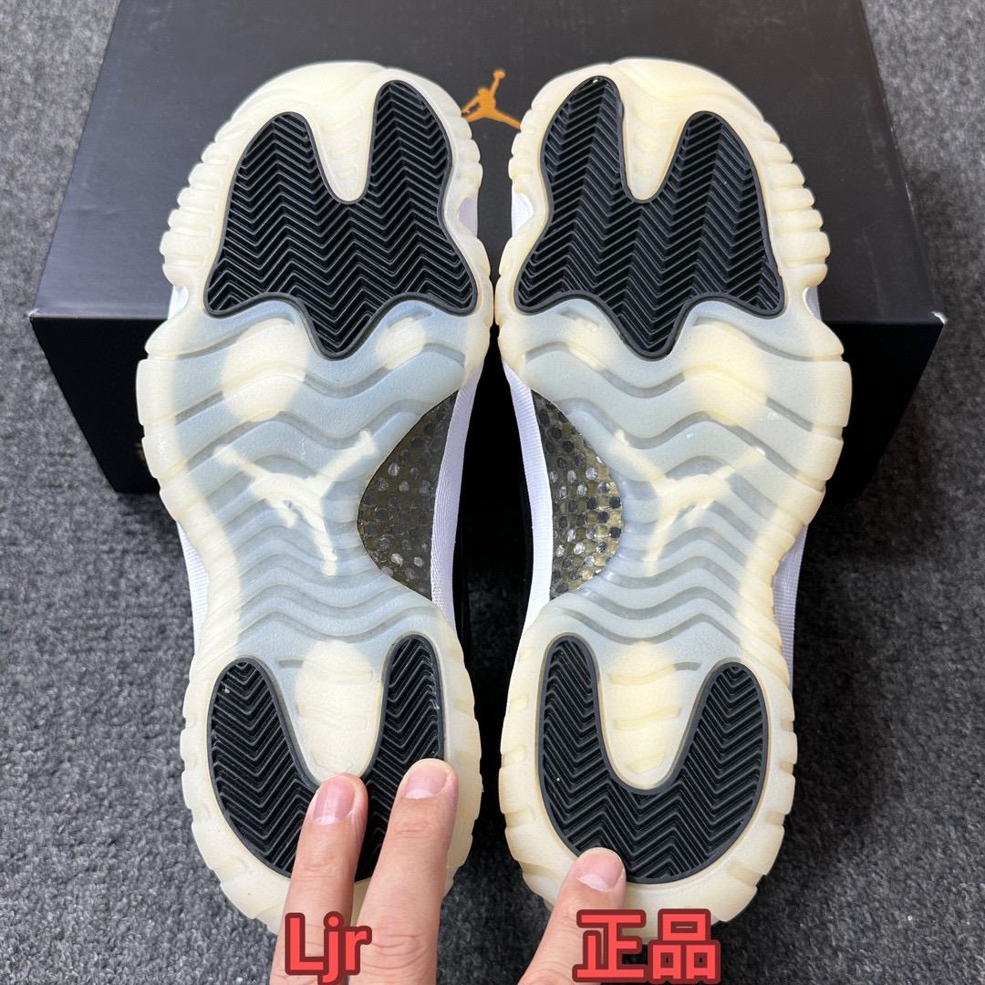 aj11复刻黑白高帮金砖配色最全评测