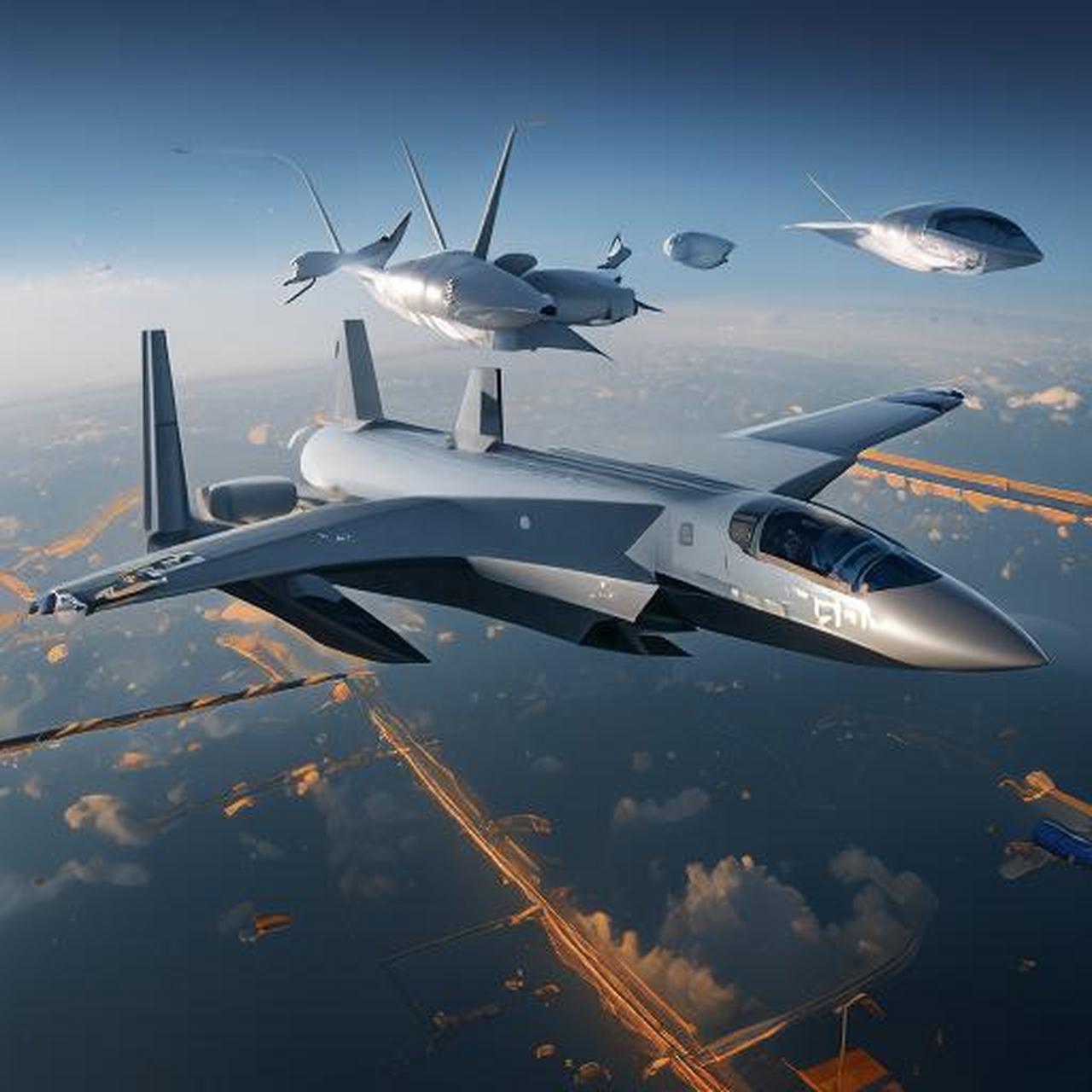 未来战机想象图,如此强大,我惊呆了