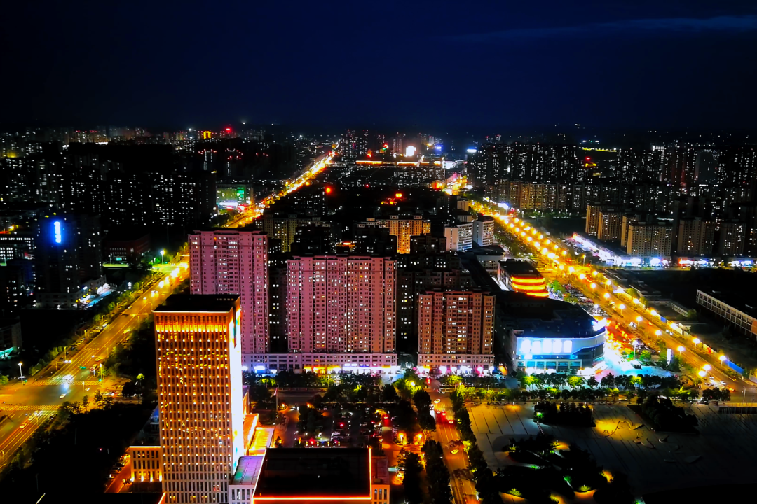 沛县圆球夜景图片图片