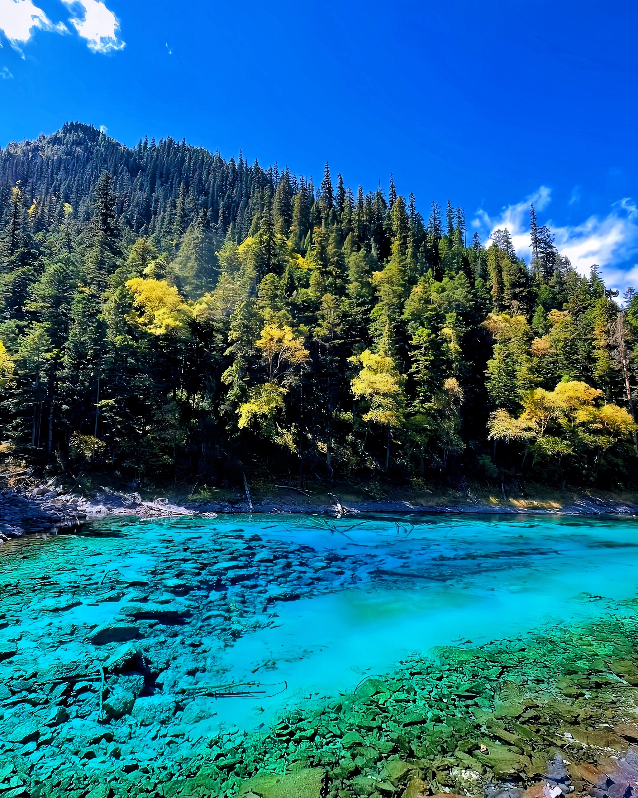 九寨沟的冬天,你无法拒绝的美