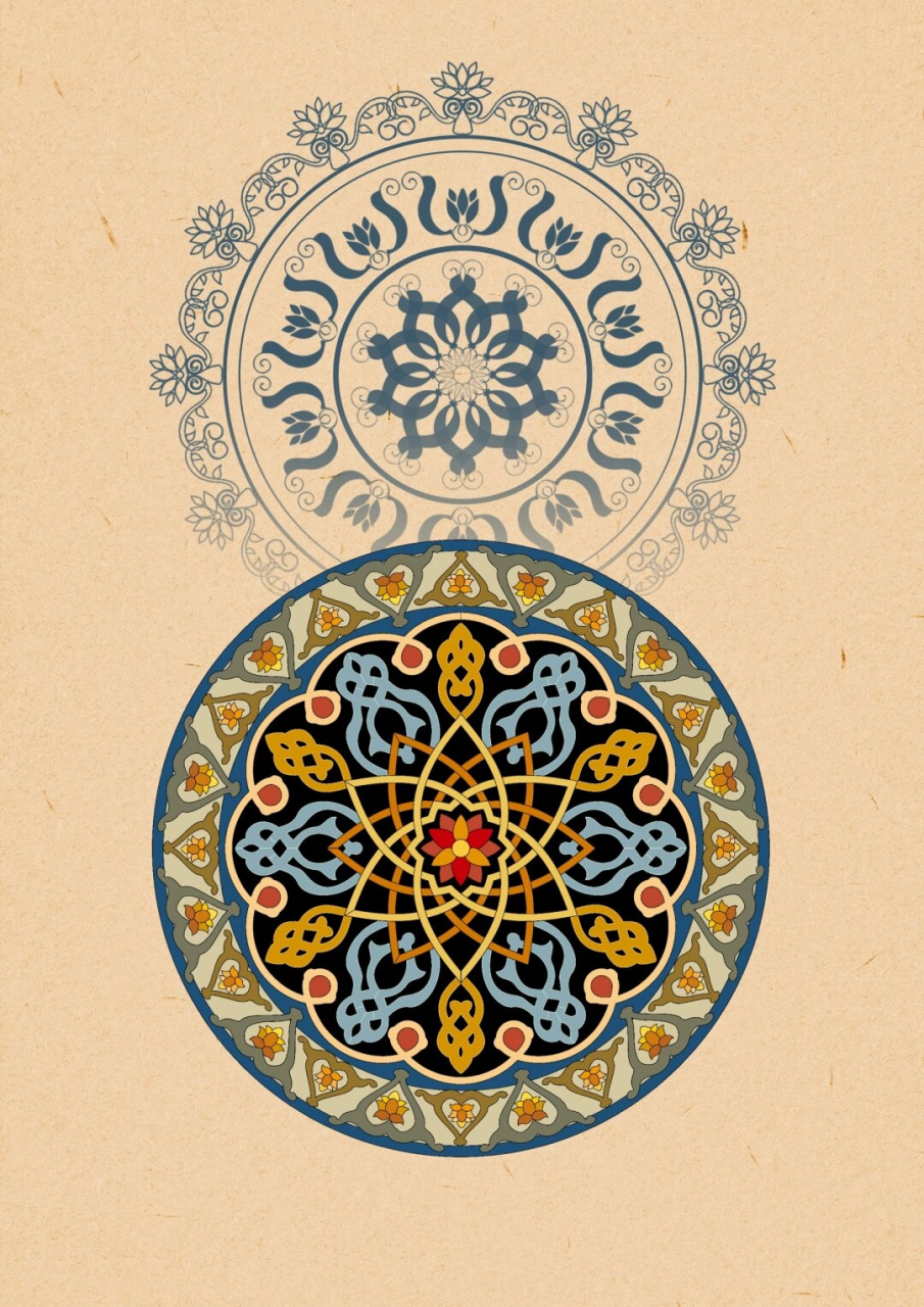 中国古典纹样·宝相花纹  "中国古典纹样中,宝相花纹是一种特别的存在