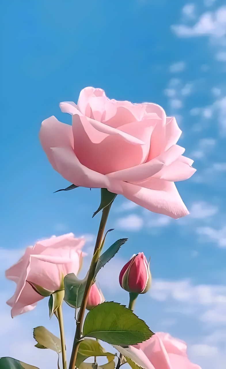 花朵图片,清新淡雅的玫瑰