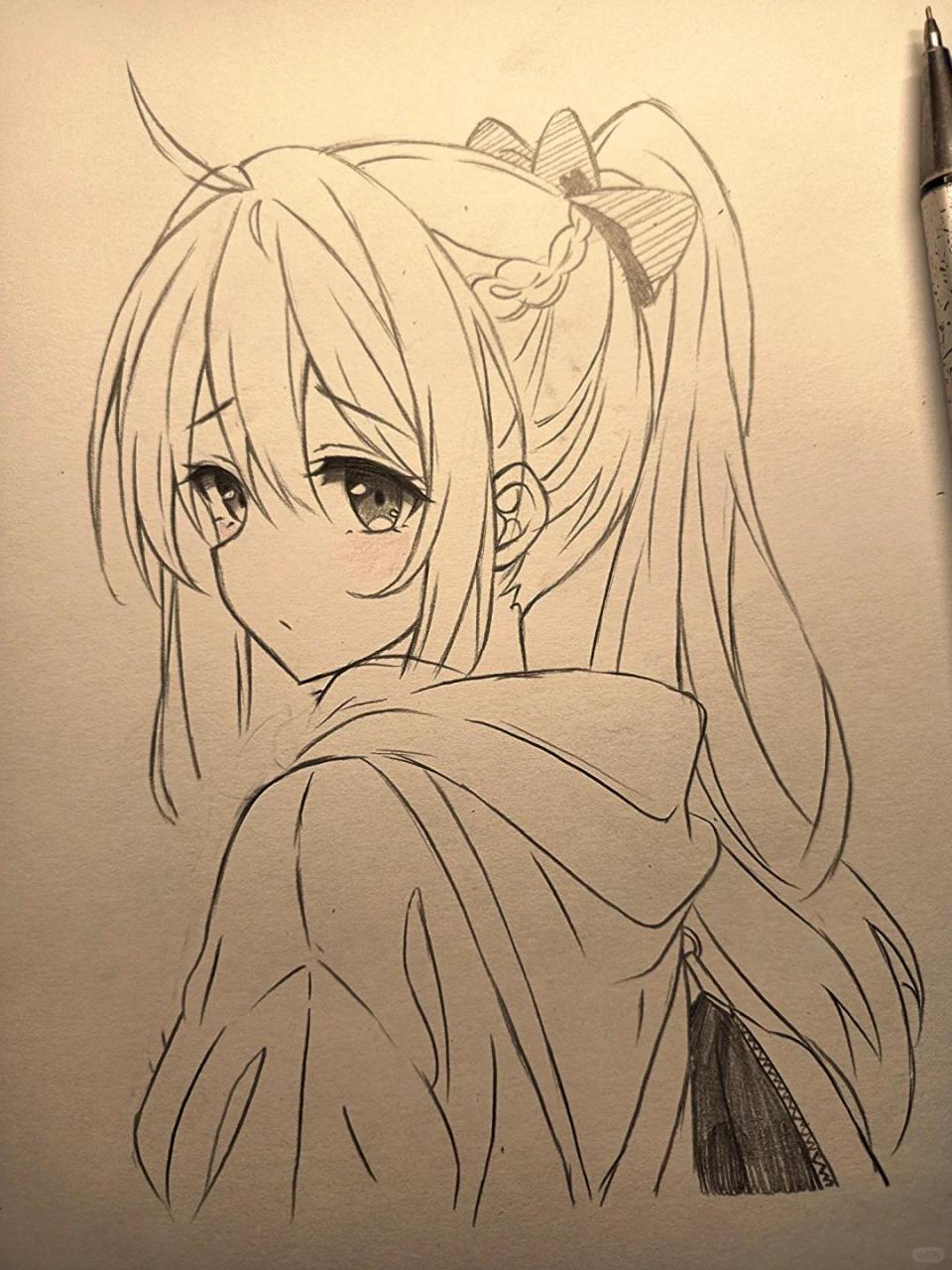 扎高马尾女生 还可以多练练