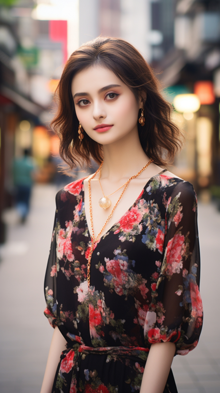 在摄影的世界中,捕捉街头上的贵气美女总是一种令人着迷的挑战.