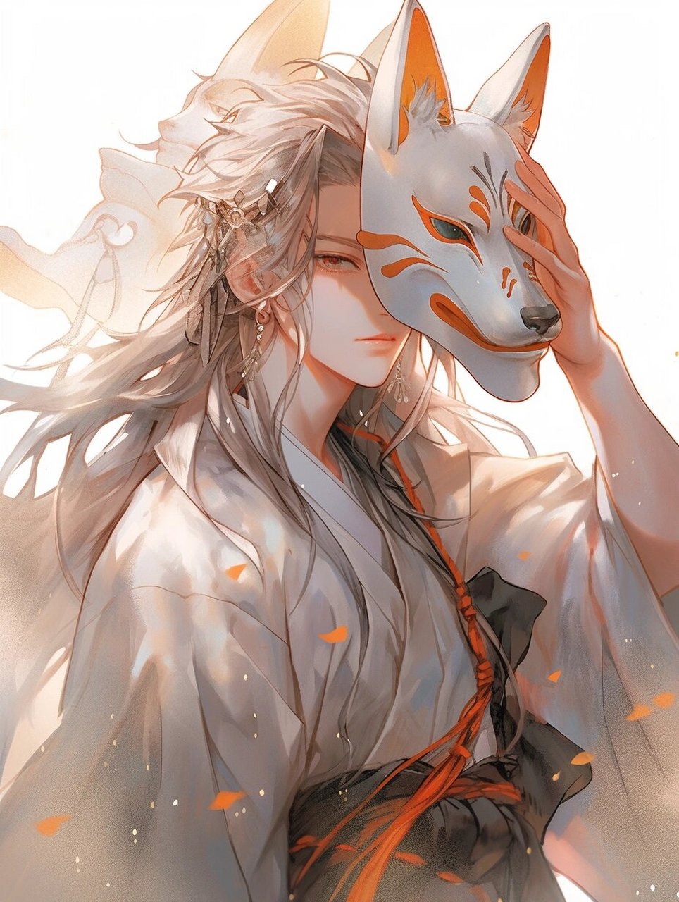 中国风头像  狐少年古风帅哥头像壁纸