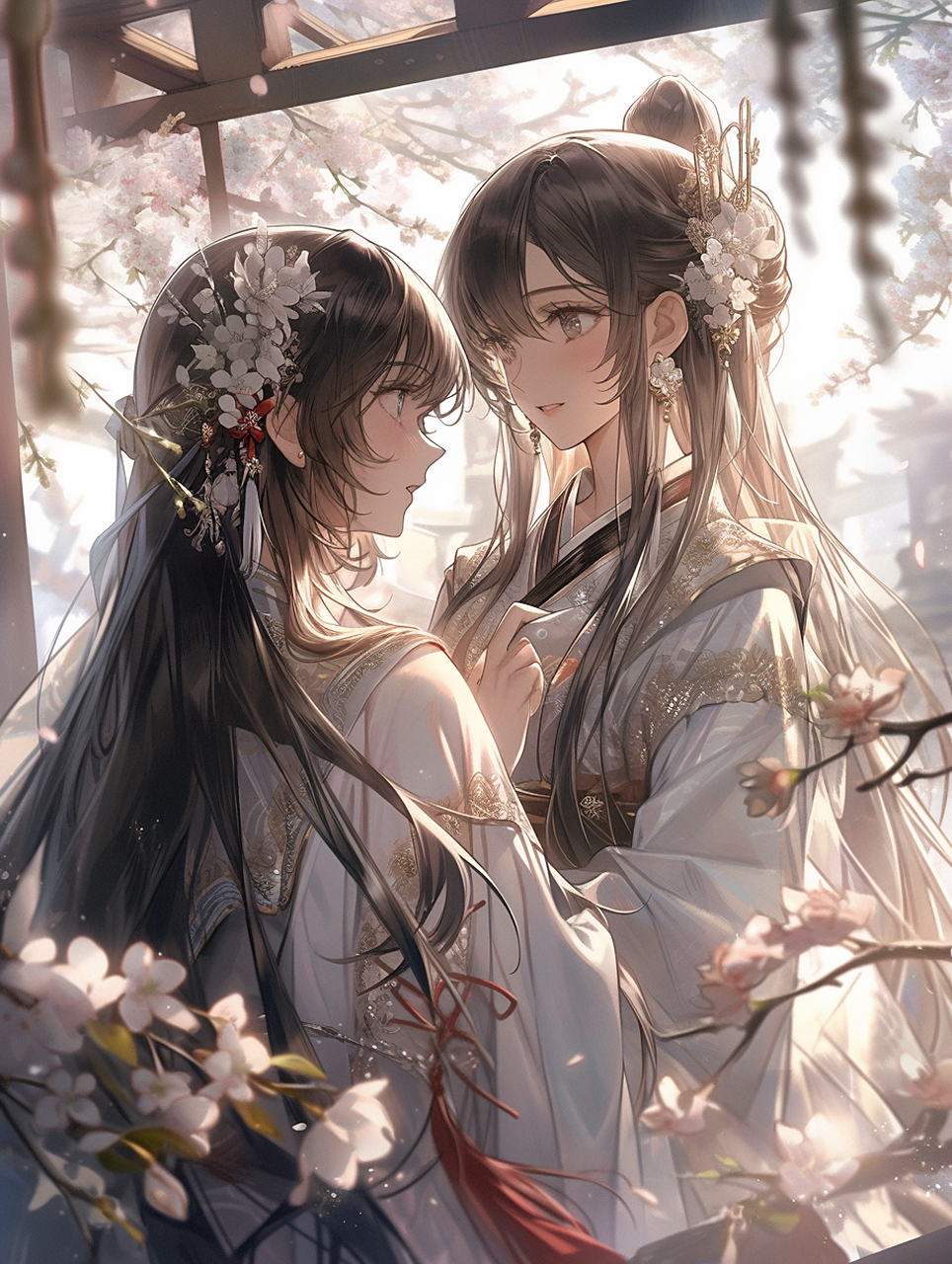 双女主 古风人物   双女主的古风人物壁纸真是太惊艳了!