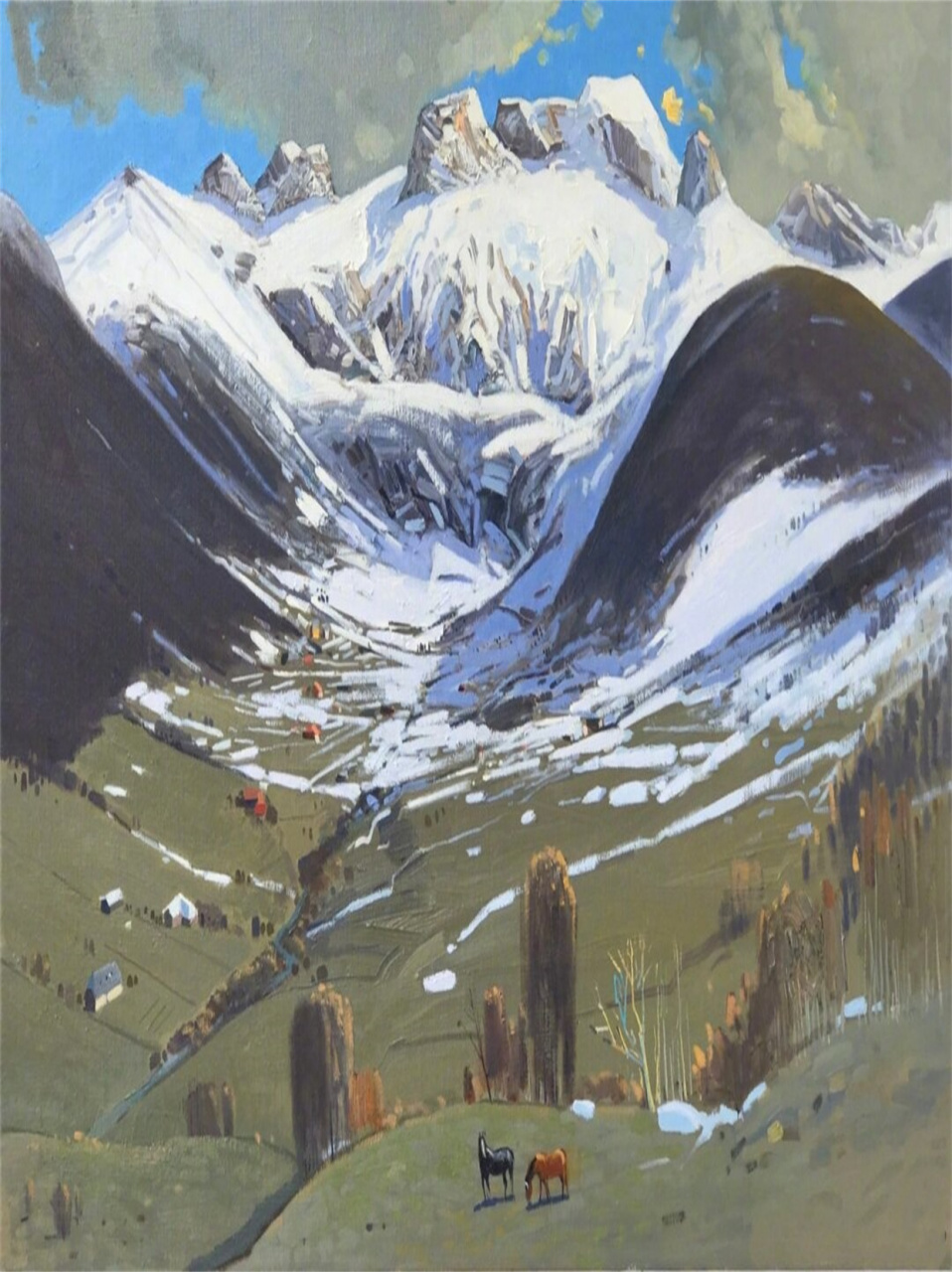 油画/画家 pashk pervathi 风景画作品欣赏  pashk pervathi是一位