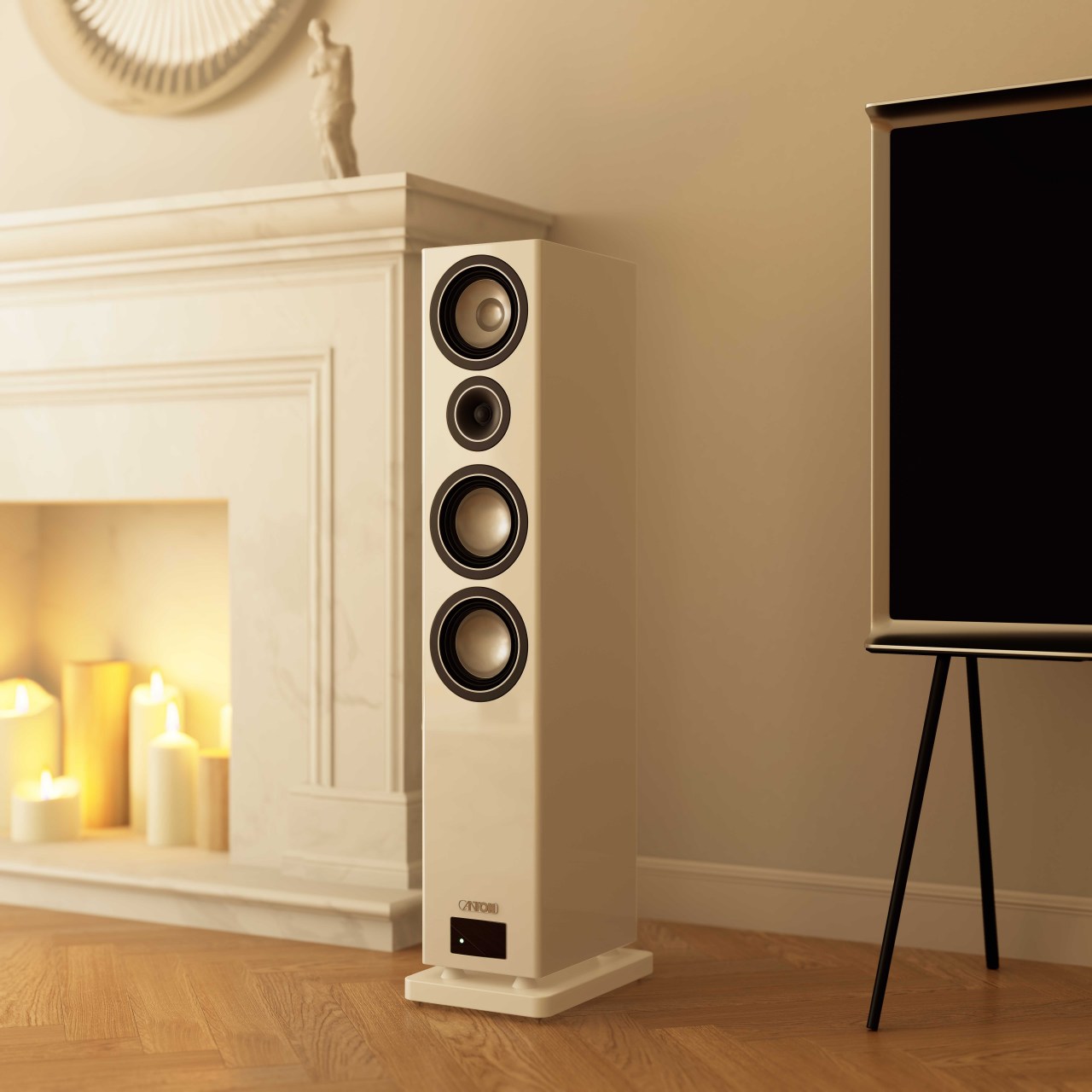 townus 8 有源落地式扬声器  可与其他 canton smart 音箱兼容  满足