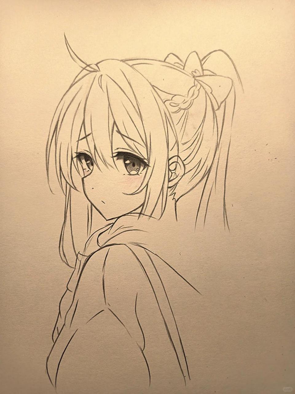 扎高马尾女生 还可以多练练