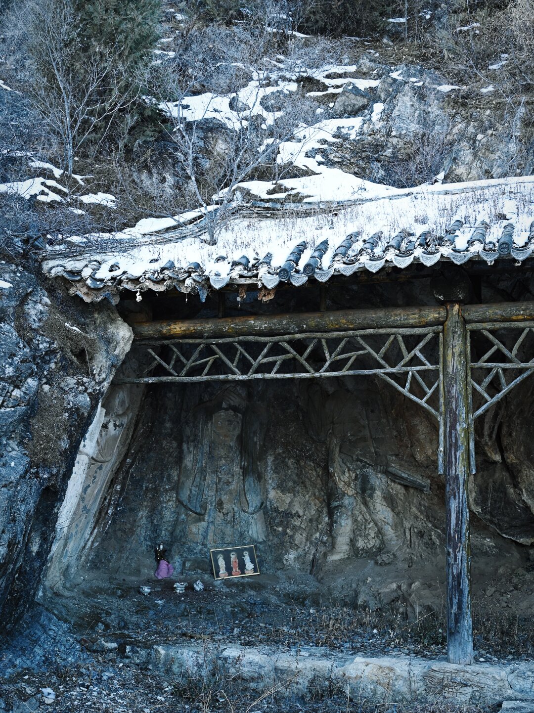 洞穴  这个废弃的寺庙景区虽然实际上属于北京但它离天津蓟县非常近