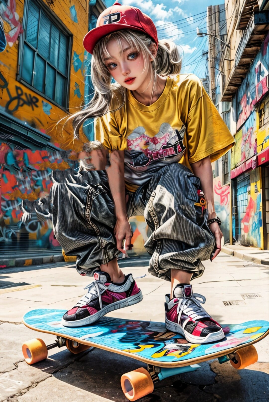 在滑板上,我们感受到了速度与激情的碰撞,体验到了飞翔的快感