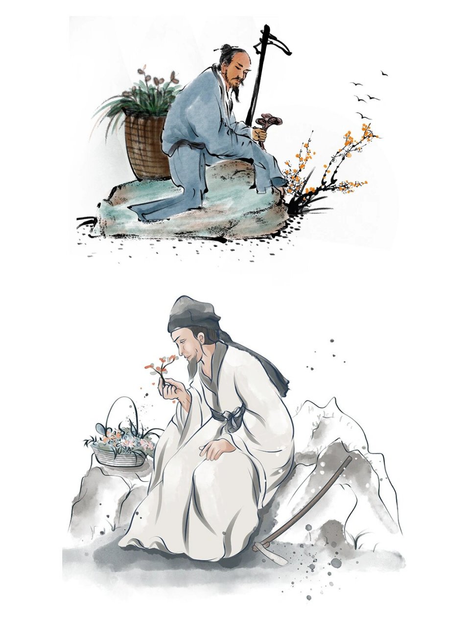 在古代,有许多令人敬仰的人物,他们与茶文化,药材