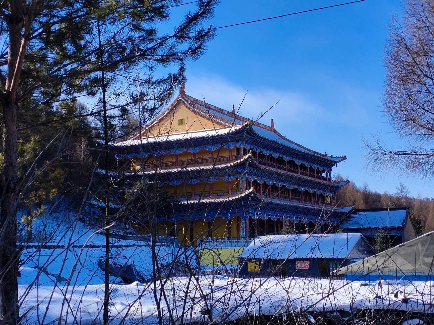 【青山绿水】辽宁省新宾满族自治县:雪后南山美如画  #贯彻二十大辽宁