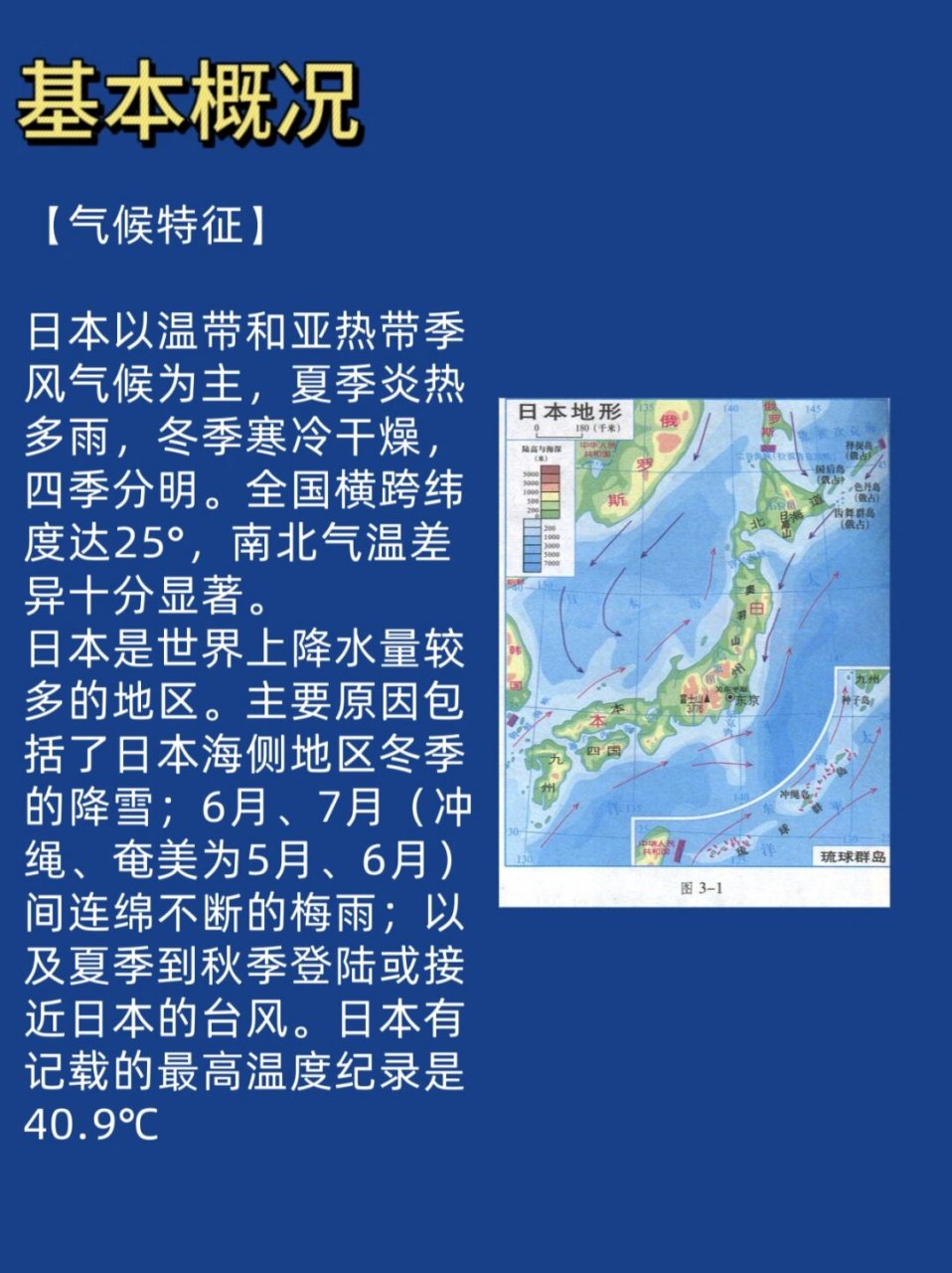 日本地理气候图片