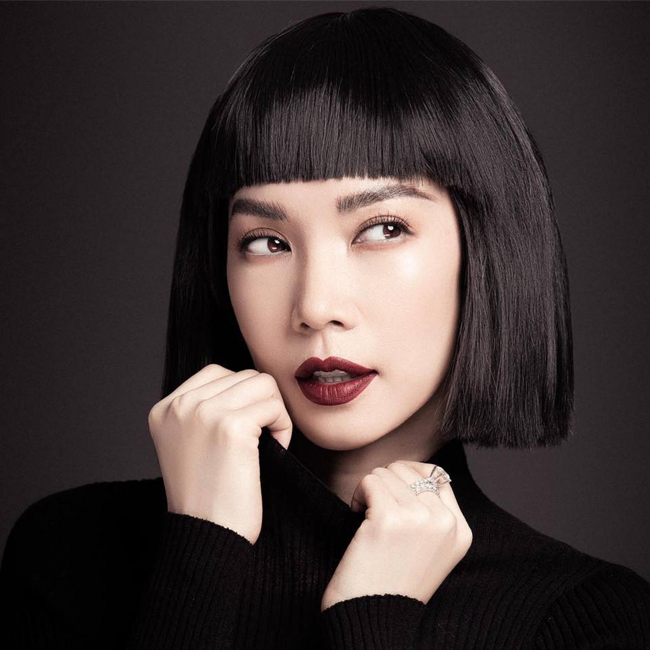 春兰 xuan lan nguyen,越南模特界代表人物,经典的冷艳短发形象具有