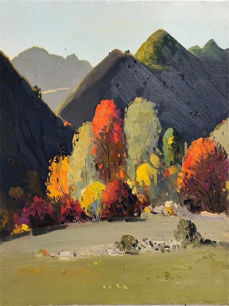 油画/画家 pashk pervathi 风景画作品欣赏  pashk pervathi是一位