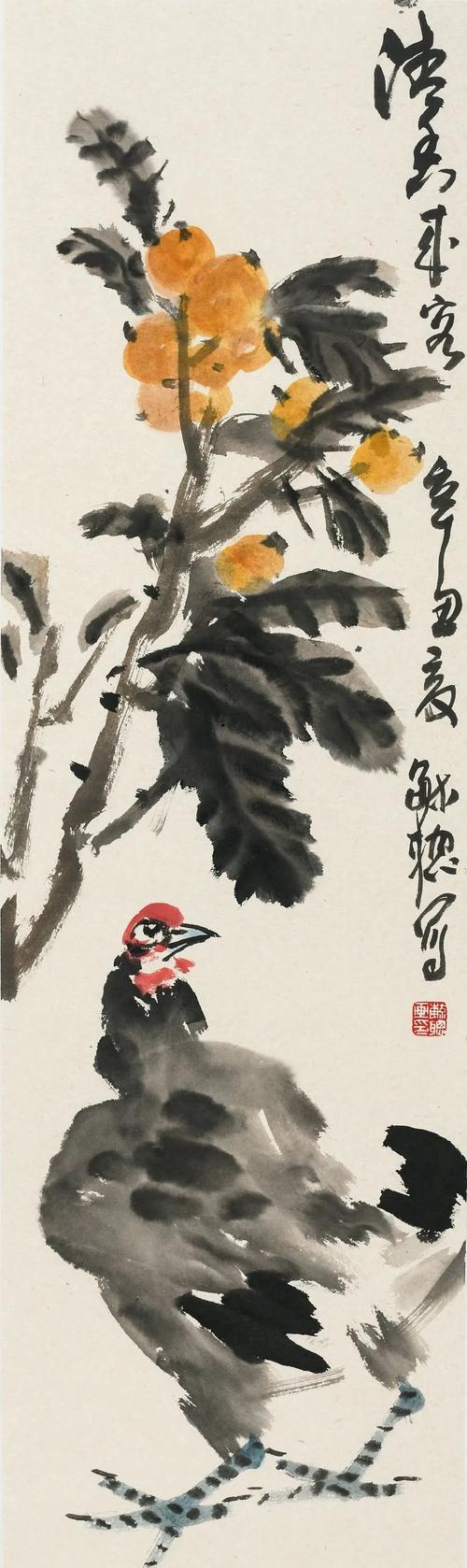 庄毓聪大写意花鸟画
