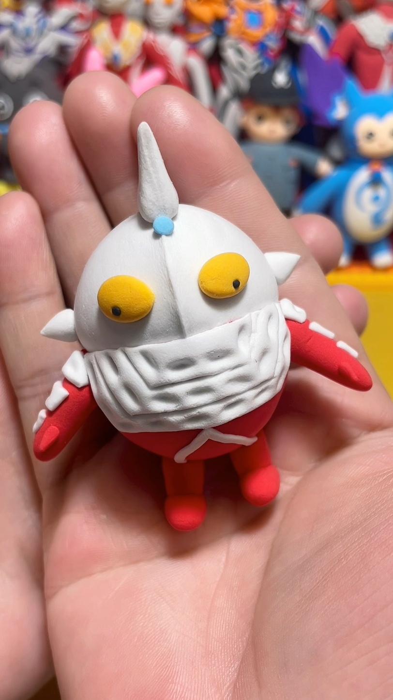 粘土手工时刻赛文奥特曼也有蛋仔啦