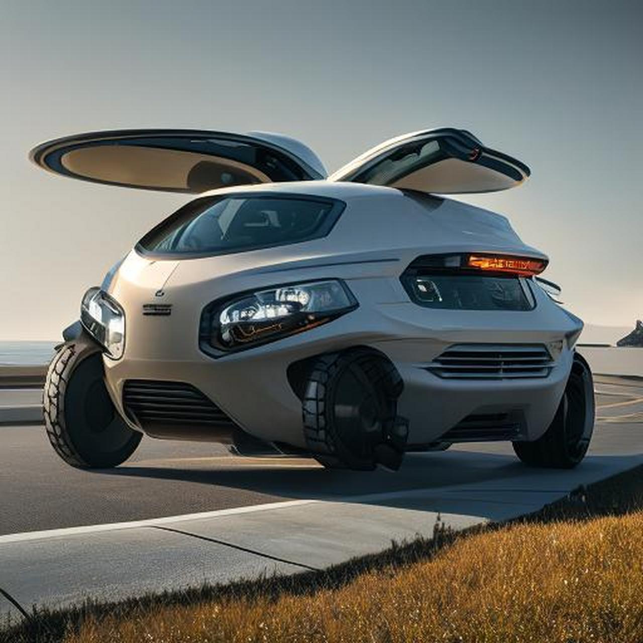 这就是传说中的未来海陆空三栖汽车,惊呆了我的双眼