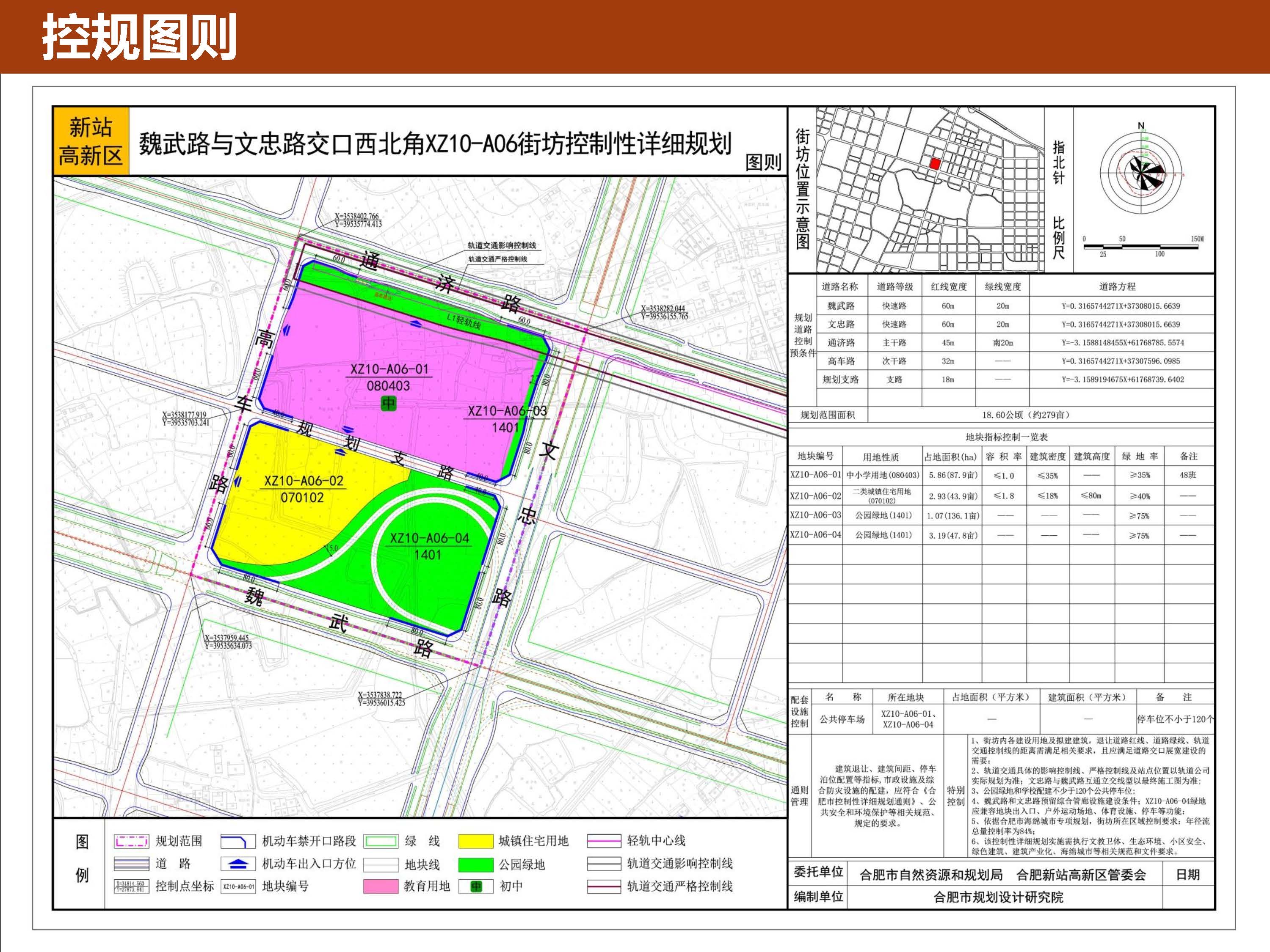 新站区少荃湖板块42中,南门小学等控规来了