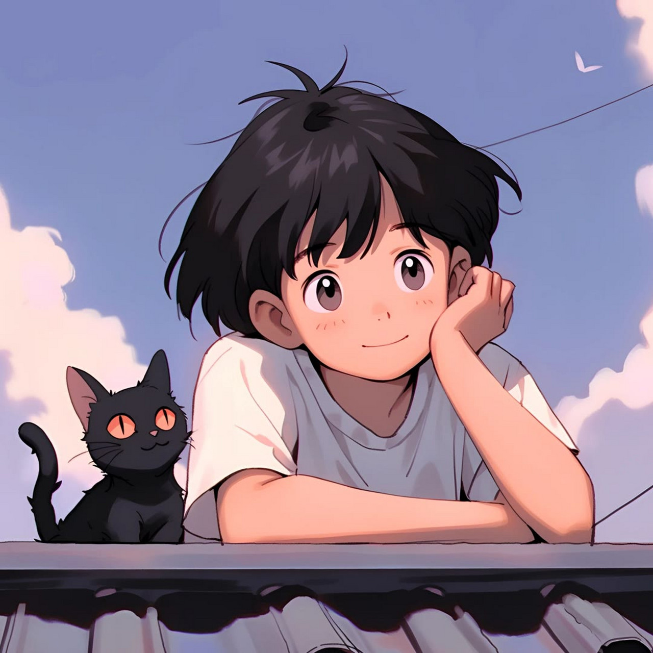 超治愈动漫情侣头像~ 申请成为你的情侣头像[滑稽] #头像# #最靓头像