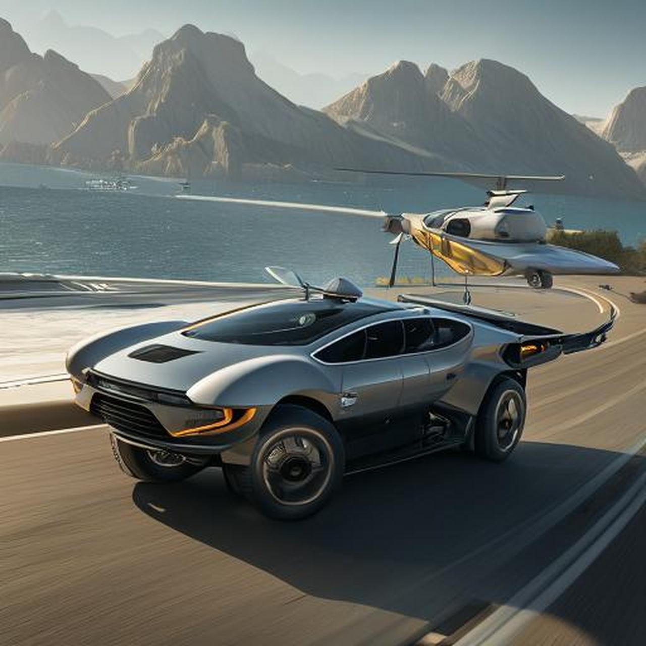 这就是传说中的未来海陆空三栖汽车,惊呆了我的双眼