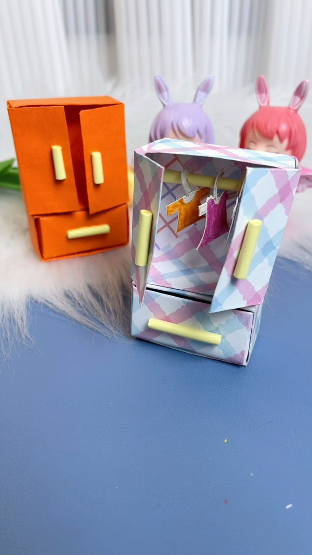 《温馨小家》之衣柜折纸教程,跟着我来折出一个家