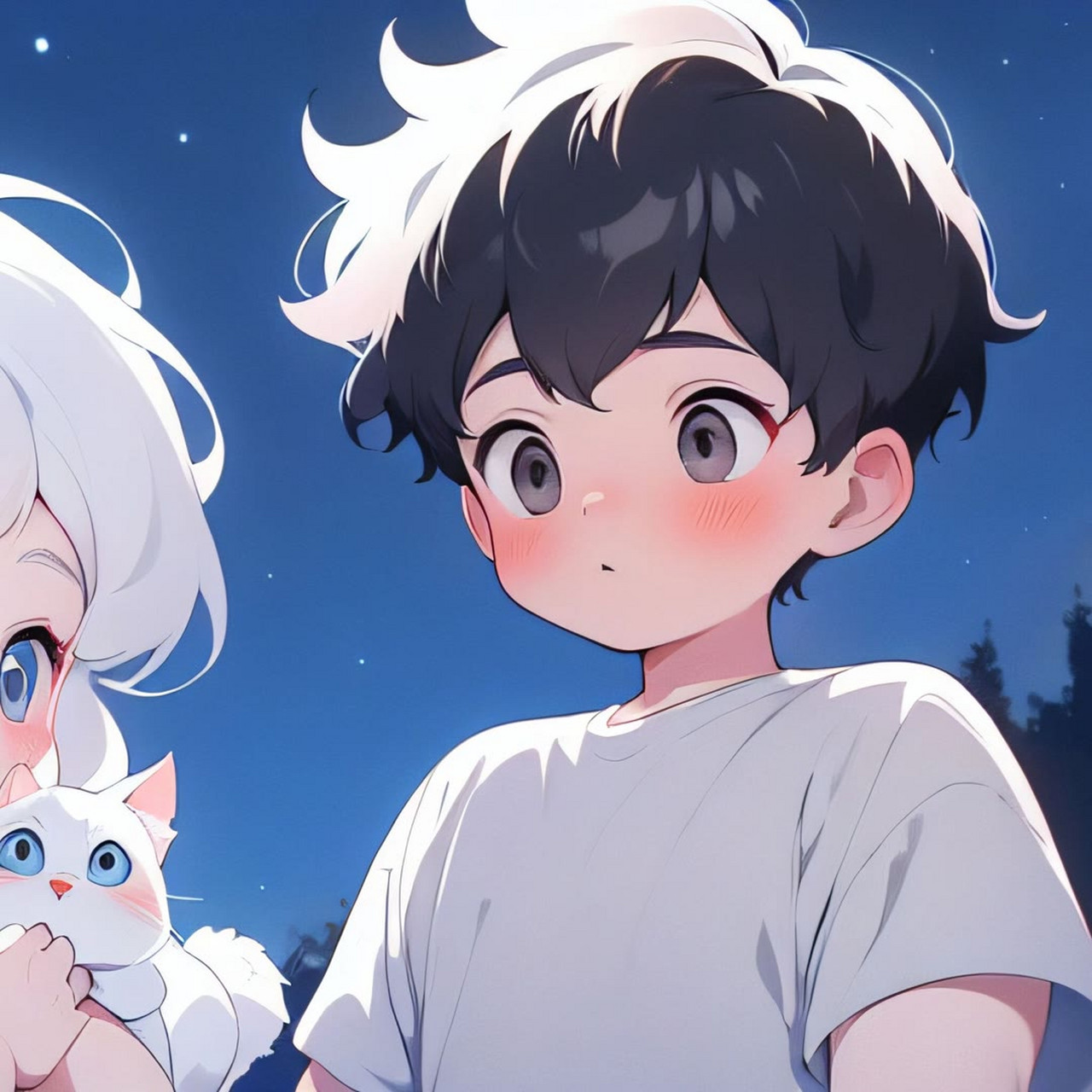 超治愈动漫情侣头像~ 申请成为你的情侣头像[滑稽] #头像# #最靓头像